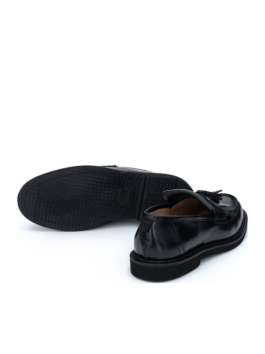 Men's Leather Loafers Black