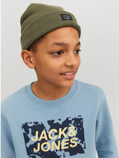 Beanie Unisex Beanie Knitted in Green color