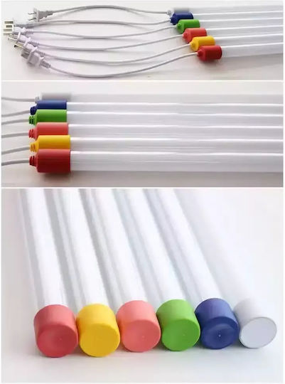 Αδιάβροχη Λάμπα Σωλήνας Φθορίου Led 1,2μ 18w Rz-147 Μπλε
