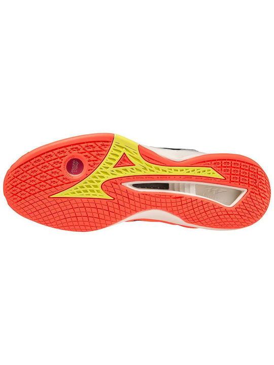 Mizuno Stealth Neo Ανδρικά Αθλητικά Παπούτσια Handball Neon Flame / Black / Bolt 2