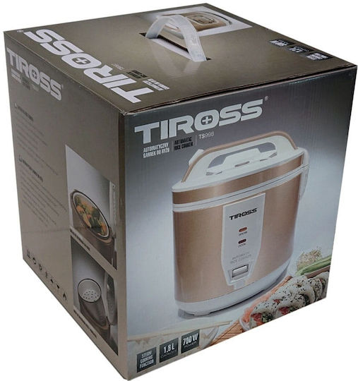 Tiross Rice Cooker 700W with Capacity 1.8lt