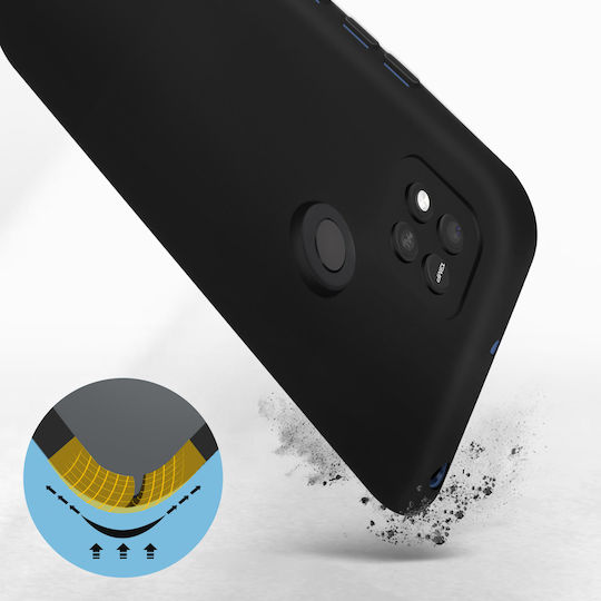 Xiaomi Redmi 10A Case Silicone Semi-rigid Soft-touch Thin Black