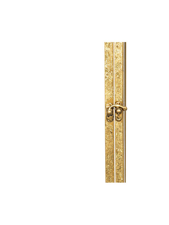 Laterne Set Gold 21.3x20.6x62.4cm 3Stück