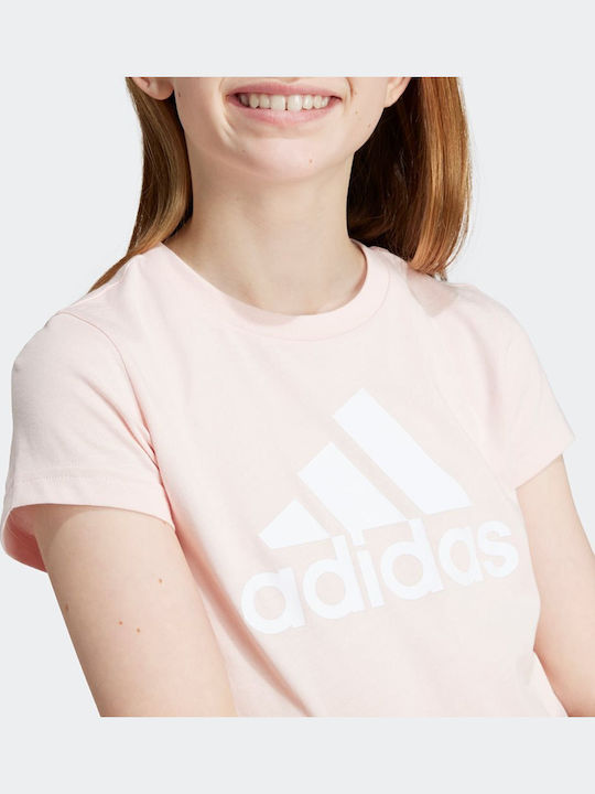 Παιδικό T-shirt Ροζ Essentials Big Logo