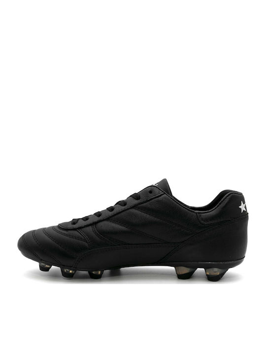 Pantofola D'Oro FG Ποδοσφαιρικά Παπούτσια με Τάπες Μαύρα