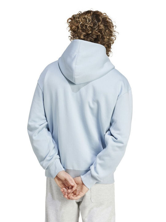 Adidas Men's Sweatshirt with Hood Blue