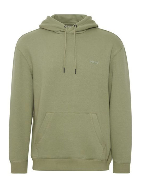 Blend Men's Sweatshirt with Hood Oil Green (Ladi)