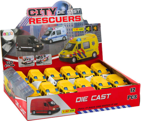 Spielzeugauto 1:32 Ambulanz Pull Back für 3+ Jahre