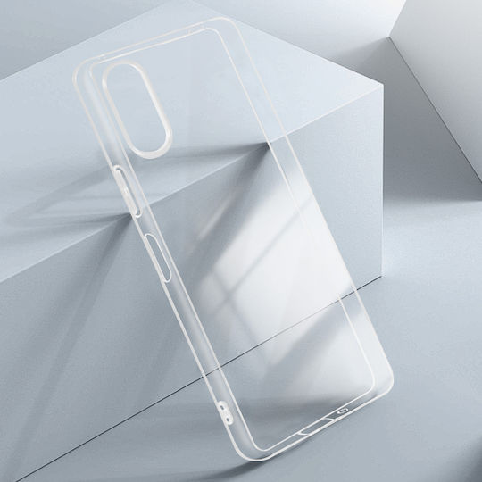 Avizar Hülle Sony Xperia 10 Vi Flexibler Silikonschutz Transparent