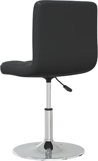 Hocker Bar mit Rückenlehne & Höhenverstellbar Black 40x43x71-85.5cm