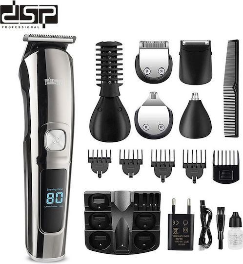 DSP 6 in 1 90350 Set Rechargeable Hair Clipper Black 561338