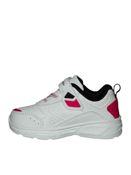 Kids Sneakers with Scratch & Lights White