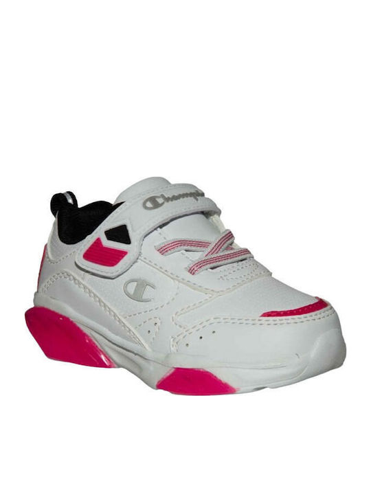 Kids Sneakers with Scratch & Lights White