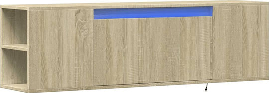 Έπιπλο TV Επιτοίχιο με Φωτισμό Led 135x31x39.5εκ. Έπιπλο TV Επιτοίχιο με Φωτισμό Led 135x31x39.5εκ.
