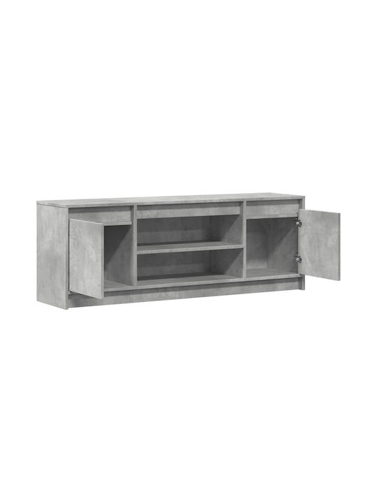 TV-Ständer mit LED-Beleuchtung Grau M139.5xT34xH50cm