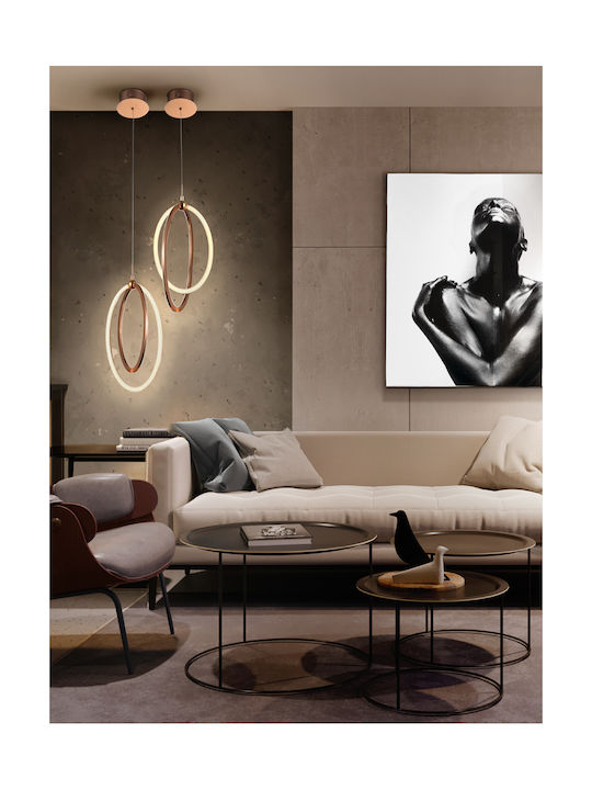 Pendant Light LED Rose Gold