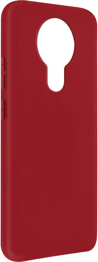 Cover Nokia 3.4 Flexible Anti-shock Matte Finish Anti-scratch Red