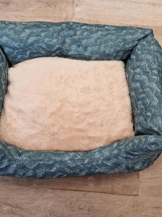 Pillow Dog Rectangle Blue 47x37cm