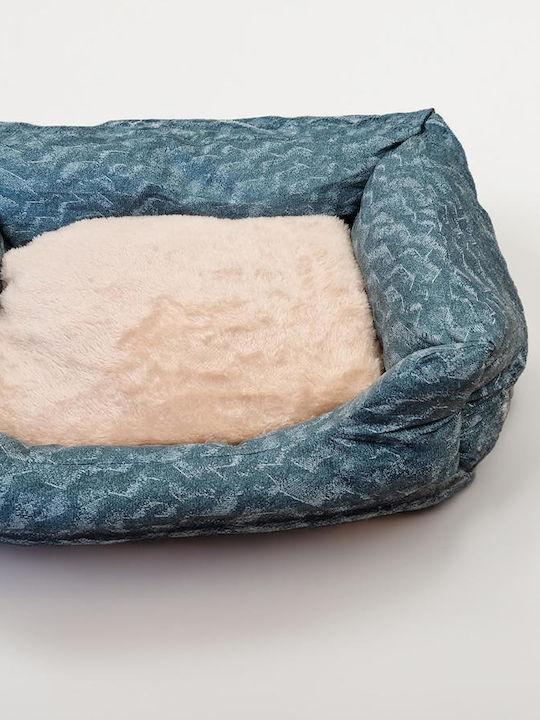 Pillow Dog Rectangle Blue 47x37cm