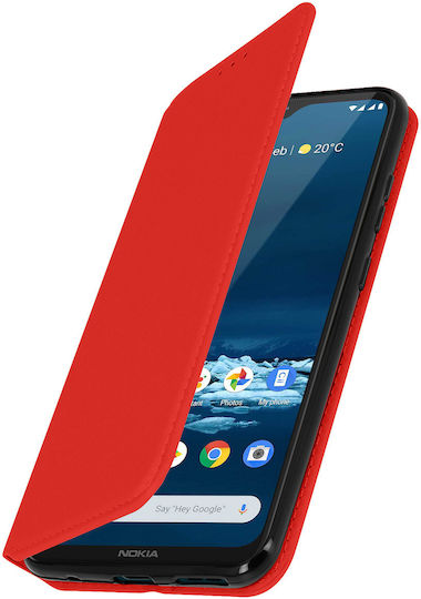 Back Cover Nokia 5.3 Wallet Stand Function Red