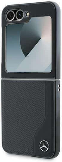 Mercedes-Benz Umschlag Rückseite Hölzern Schwarz (Galaxy Z Flip6)