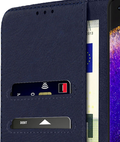 Case Oppo Find X5 Card-holder Cover Video Stand Feature Navy