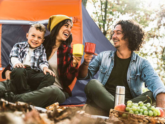 Cort Camping Pop Up Gri