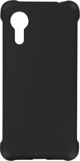 Hülle Galaxy Xcover 5 Stoßfänger Hartes Polycarbonat Gummi-Touch Kratzfest Schwarz