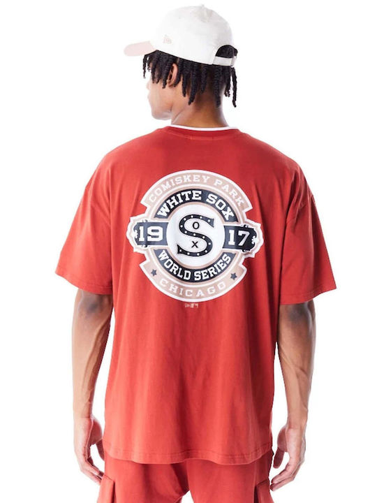 New Era Men's Short Sleeve T-shirt Red