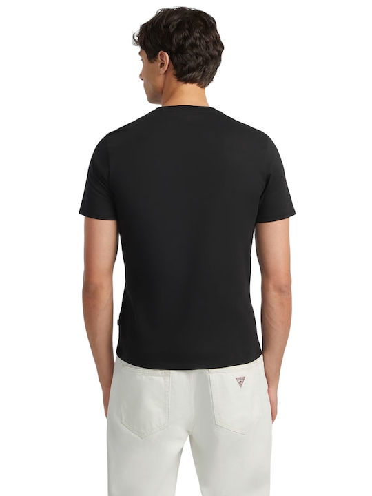 Guess Men's Short Sleeve T-shirt Black