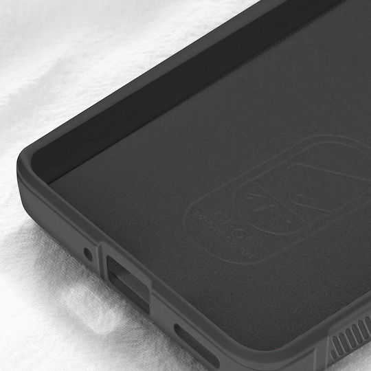 Avizar Case Nothing Phone 2a Textured Silicone Embossed Design Black