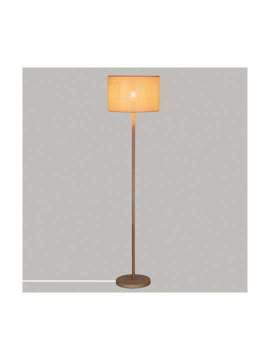 Atmosphera Floor Lamp H180cm. with Socket for Bulb E27 Beige