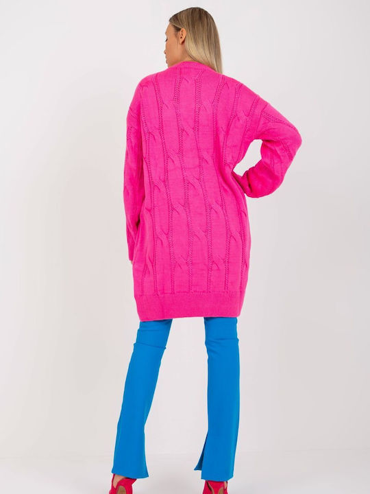 Rue Paris Mini Dress Knitted Fluo Pink