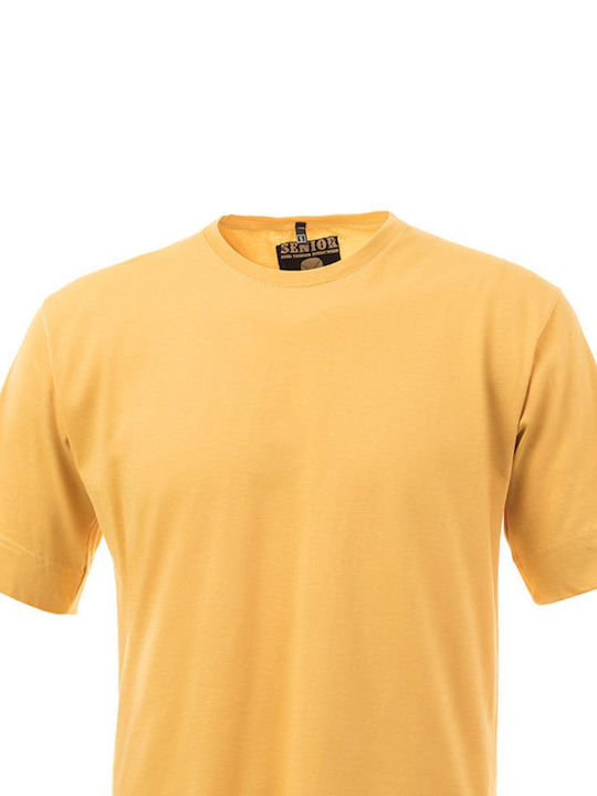 Panda Clothing Men's Short Sleeve T-shirt Yellow