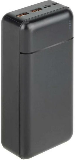 Rivacase VA2103 Power Bank 30000mAh cu Port USB-A și Port USB-C Livrarea energiei / Quick Charge 3.0 Negru