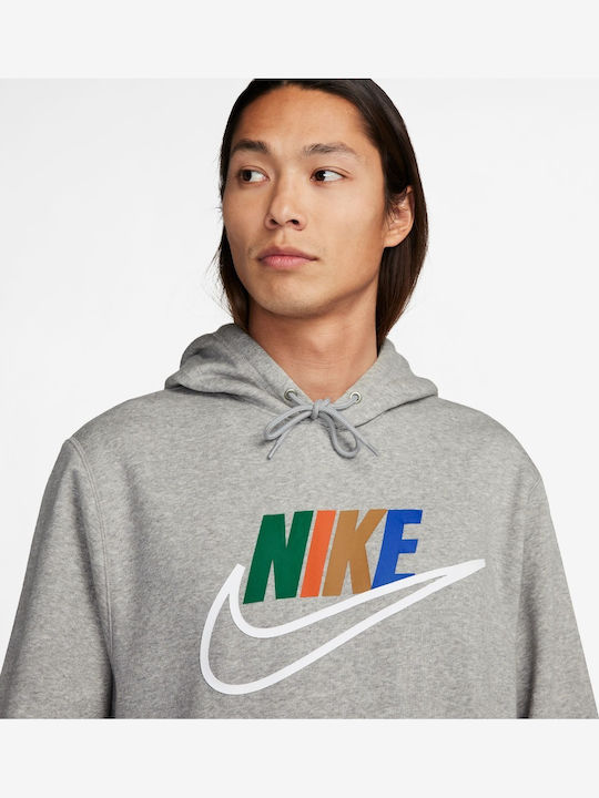Sweatshirt with Hood Gray