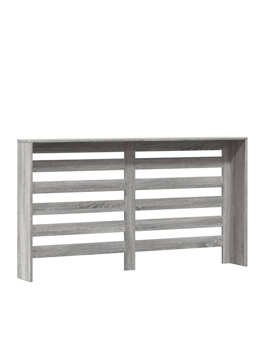 vidaXL Heizkörperabdeckung aus Spanplatte Grau 149x20x82cm