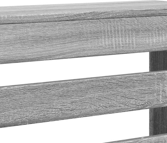 vidaXL Husă Pentru Radiator Din PAL Gri 149x20x82cm