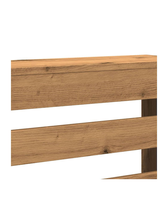vidaXL Husă Pentru Radiator Din PAL Maro 149x20x82cm
