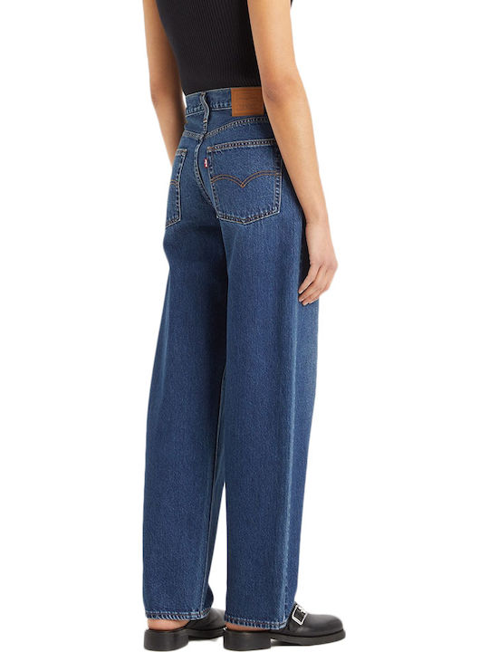 Baggy Dad Damenjeans in Dad-Passform Blue