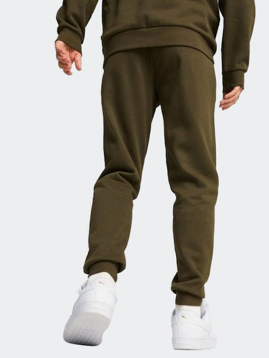 Sweatpants with Elastic Khaki