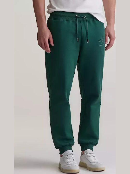 Cargo Sweatpants with Elastic Green