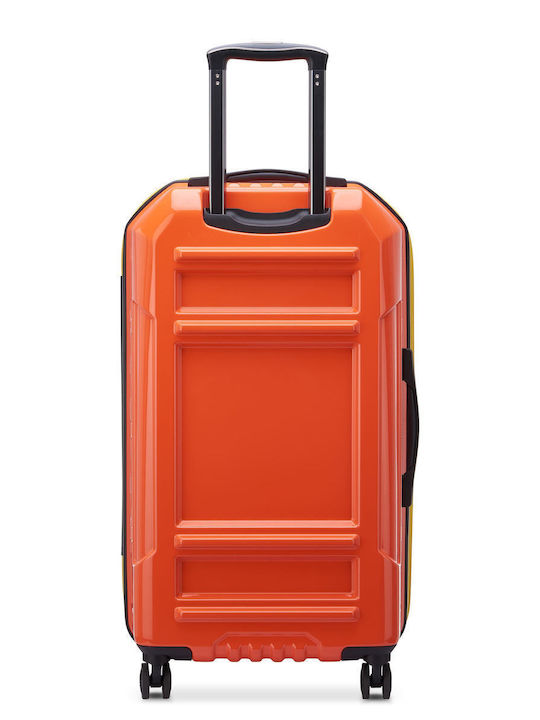 Delsey Rempart Große Hartschale Koffer Orange mit 4 Rädern Höhe 73cm