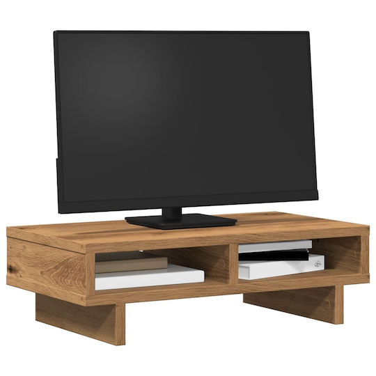 vidaXL Schreibtisch Halterung Monitor Handwerker-Eiche Braun (854750)