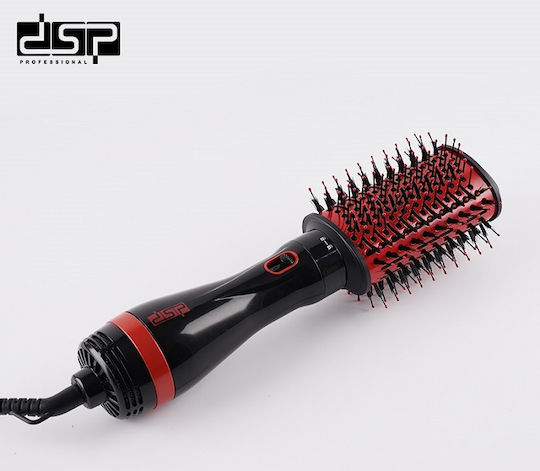DSP 50107 Electric Brush with Air for Hair Straightening 1000W Black / Red
