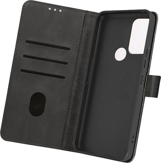 Avizar Folio Case Nokia C22 Wallet Hand Strap Black