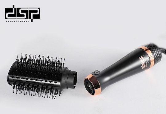 50084 Elektrische Bürste mit Luft zum Glätten und Locken 1200W Schwarz / Roségold