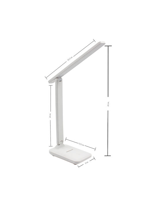 Keskor Reîncărcabil LED Lumină de Birou în Culoarea Alb