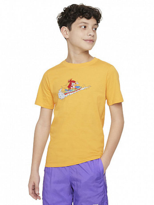 Nike Children's T-shirt Yellow Sportswear