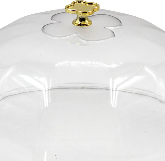 Keskor Lid for Cake Stand made of Plastic 27cm in Gold Color 42643 1pcs